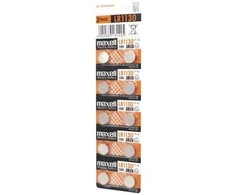 Maxell 11717100, Vienkartinės baterijos, LR1130, Šarminės, 1,5 V, 10 vnt., Hg (gyvsidabris)