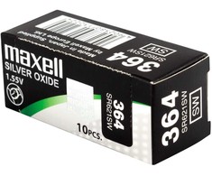 Maxell SR0621SW, vienkartinė baterija, SR60, sidabro oksidas (S), 1,55 V, 10 vnt., sagos/monetos tipo