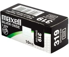 Maxell 18292900, Vienkartinės baterijos, SR527SW, Sidabro oksidas (S), 1,55 V, 10 vnt., 17 mAh