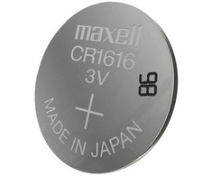 Maxell 18586400, Vienkartinė baterija, CR1616, Cinko-mangano dioksidas (Zn/MnO2), 3 V, 5 vnt., 55 mAh