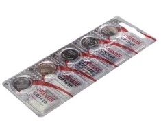 Maxell 18586500, Vienkartinė baterija, CR1620, Cinko-mangano dioksidas (Zn/MnO2), 3 V, 5 vnt., 80 mAh