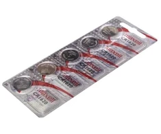 Maxell 18586500, Vienkartinė baterija, CR1620, Cinko-mangano dioksidas (Zn/MnO2), 3 V, 5 vnt., 80 mAh