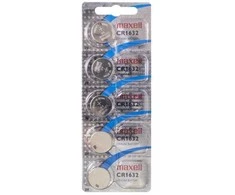Maxell 18586600, Vienkartinė baterija, CR1632, Cinko-mangano dioksidas (Zn/MnO2), 3 V, 5 vnt., 140 mAh