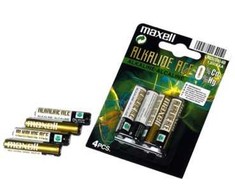 Maxell AAA, Vienkartinės baterijos, Šarminės, 1,5 V, 10 vnt., Įvairių spalvų, 10 mm