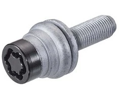 MCGARDEN „Mcgard“ fiksavimo varžtas M12x1,25 plokščias, juodas
