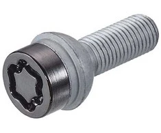 MCGARDEN „Mcgard“ fiksavimo varžtas M14x1,50 rutulinis, juodas
