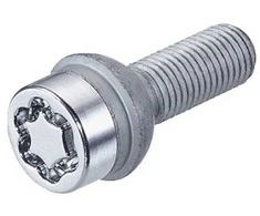 MCGARDEN „Mcgard“ fiksavimo varžtas M14x1,50 chromuotas rutulinis