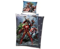 MCU Avengers Sengetøj 140 x 200, 100 procent bomuld