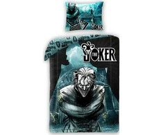 MCU Patalynė bawełniana 140x200 Joker juoda turkusowa poszewka 70x90 Kids 12 Halantex