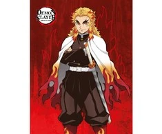 MCU Demon Slayer Fleece tæppe - 130 x 170 cm