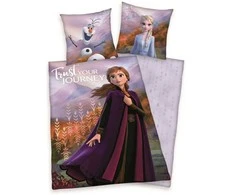 MCU „Disney“ „Ledo šalis 2“ patalynė ANNA – 100 procentų medvilnės