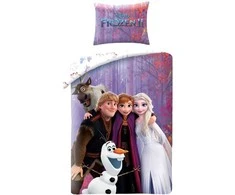 Patalynės komplektas MCU Disney Frozen 2 patalynė su Elsa, Anna, Kristoffer ir Olaf