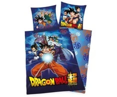 MCU Patalynė bawełniana 135x200 Dragon mėlyna su jedną poszewką 80x80 H23