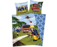 Patalynės komplektas MCU Fireman Sam Fire Truck Patalynė – 100 procentų medvilnė