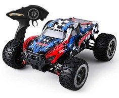 Guokai Monster Truck 1:16 bešepetis 4WD nuotolinio valdymo pultas 2.4Ghz 45km/h mėlynas