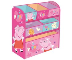 MCU Gurli Pig medinė lentyna su 6 krepšeliais
