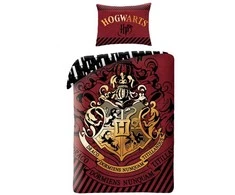 MCU Patalynė bawełniana 140x200 Harry Potter bordinė HP-8087BL poszewka 70x90 Halantex