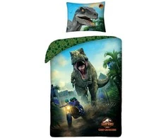 MCU Patalynė bawełniana 140x200 Jurassic World poszewka 70x90 Kids 12 Halantex