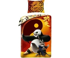 MCU Kung Fu Panda Warrior Sengetøj 140 x 200 cm - 100 procent bomuld