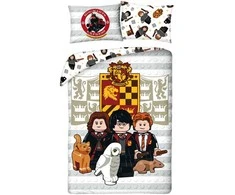 Patalynė medvilninė 140x200 LEGO Bedding Harry Potter vaikiška pagalvės užvalkalas 70x90 Kids 09