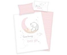 MCU Little Bunny Junior Sengetøj 100x135 cm - 100 procent bomuld