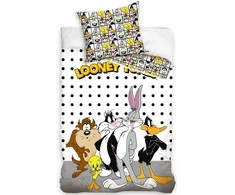 MCU Looney Tunes patalynė 150 x 210 cm - 100 procentų medvilnė