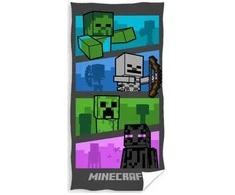 MCU „Minecraft“ vonios rankšluostis 70 x 140 cm