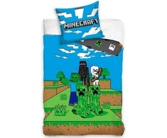 MCU Minecraft Mobs Gamer Sengetøj - 100 procent bomuld