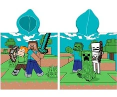 MCU „Minecraft Poncho 50 x 115 cm“