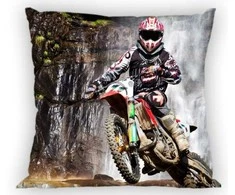 MCU Užvalkalas bawełniana 40x40 Cross motocykl smėlio sp. mėlyna dvipusė Faro