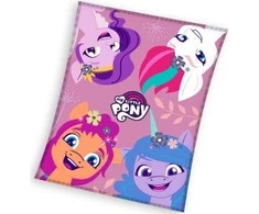 MCU Kocyk polarowy 110x140 Kucyki Pony rožinė C23