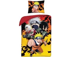 MCU Patalynė bawełniana 140x200 Naruto dziecięca su poszewką 70x90 Kids 09