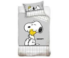 MCU Nuser / Snoopy Junior Sengetøj 100x135 cm - 100 procent bomuld