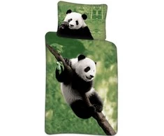 MCU Panda Junior Sengetøj 100x140 cm - 100 procent bomuld
