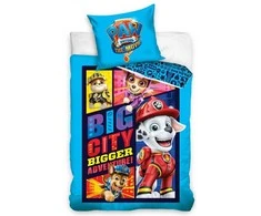 MCU Paw Patrol The Movie ''Didmiestis'' patalynė 140 x 200 cm, 100 procentų medvilnė