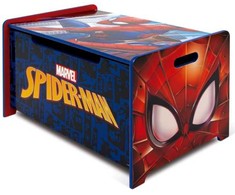 MCU Arditex Detský drevený nábytok 2v1 SPIDERMAN Lavica / Box na hračky, SM14179