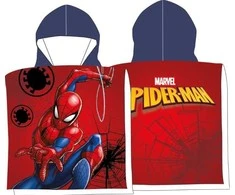 Marvel MCU Spiderman Poncho badehåndklæde med hætte - 100 procent bomuld