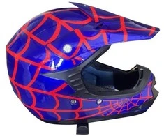 Mcu Sport Vaikiškas Crosser šalmas SpiderBlue dydis M (naujas modelis)