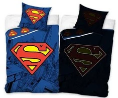 MCU Superman Sengetøj 140 x 200, 100 procent bomuld