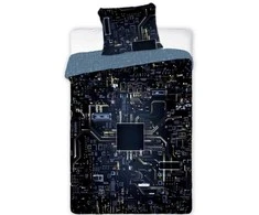 Patalynės komplektas MCU Paauglių patalynė „Processor“ 140x200 cm - 100 procentų medvilnė