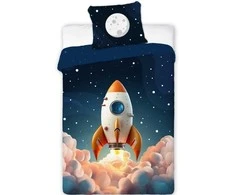MCU Paauglių patalynė „Rocket“ 140x200 cm - 100 procentų medvilnė