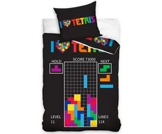 MCU Tetris Gamer Sengetøj - 100 procent bomuld