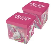 MCU Unicorn Skammel med opbevaring (Sammenklappelig )