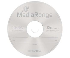 MediaRange DVD-RW 700 MB 12x 10 vnt (MR235)
