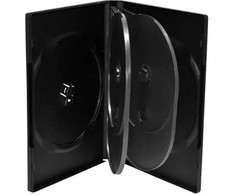MediaRange BOX13-M, DVD dėklas, 1 diskai, Juoda, Plastikas, 120 mm, RoHS