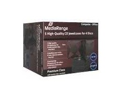 MediaRange CD/DVD Futerał 4x - 5 vnt (BOX34-4)