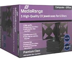 MediaRange CD/DVD Futerał 6x - 5 vnt (BOX34-6)