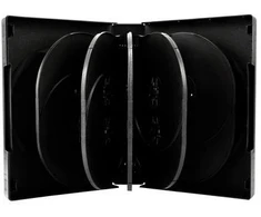MediaRange MediaRange BOX18 CD Dėklai DVD Dėklas 12 Juodas Diskai