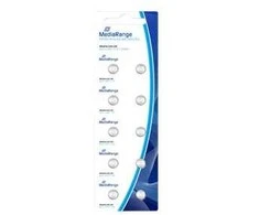 „MediaRange MRBAT117“, Vienkartinės baterijos, SR41, Šarminės, 1,5 V, 10 vnt., 31 mAh