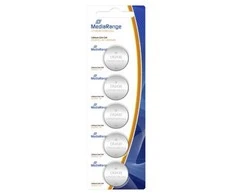 MediaRange MRBAT137, Vienkartinė baterija, CR2430, Ličio, 3 V, 5 vnt., 340 mAh